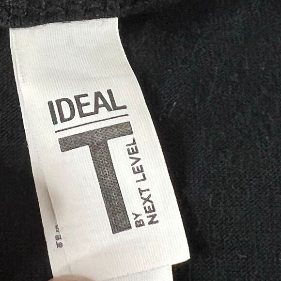 Next Level “Let’s Get fluffed Up!” Bearded Man Screenprint Racerback Tank, Small - Picture 4 of 7